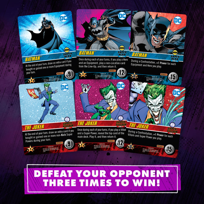 DC Deck-Building Game:Rivals Batman Vs. Joker Cryptozoic Entertainment ...