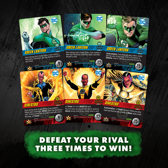 DC Deck-Building Game: Rivals 2 Green Lantern Vs. Sinestro | Cryptozoic ...