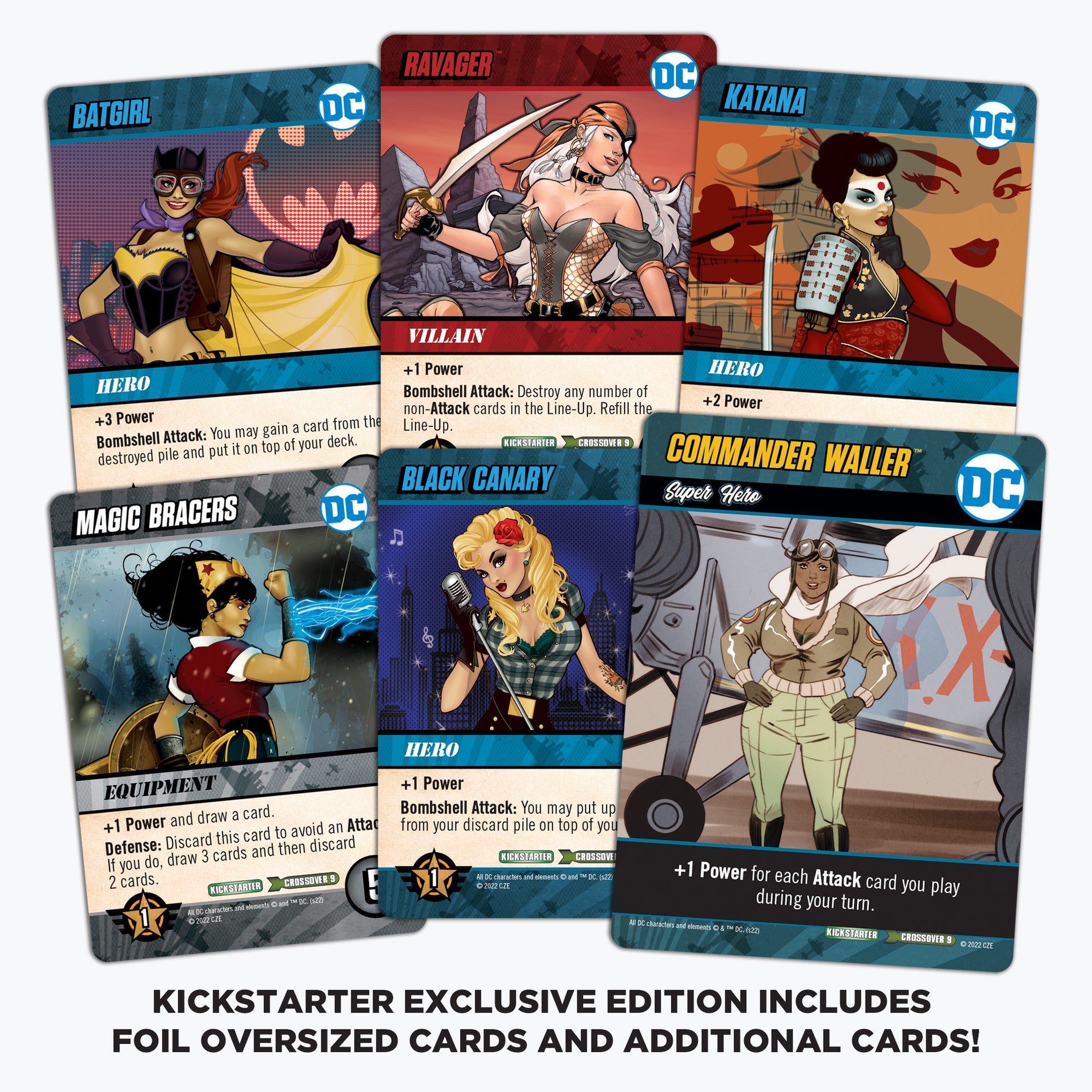 DC Deck-Building Game Crossover Pack 9: DC Bombshells (KICKSTARTER EDI ...