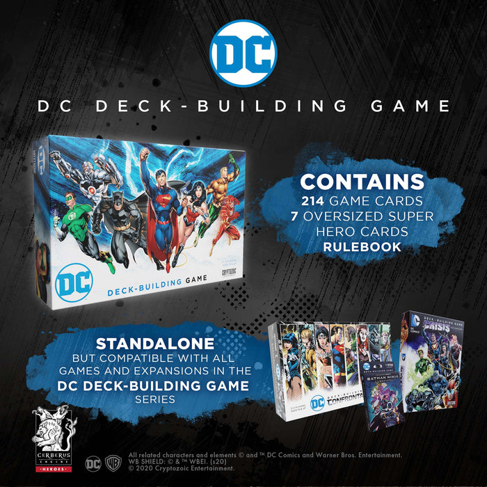 DC Deck-Building Game: Standard Card Sleeves (100-Pack) – Cryptozoic
