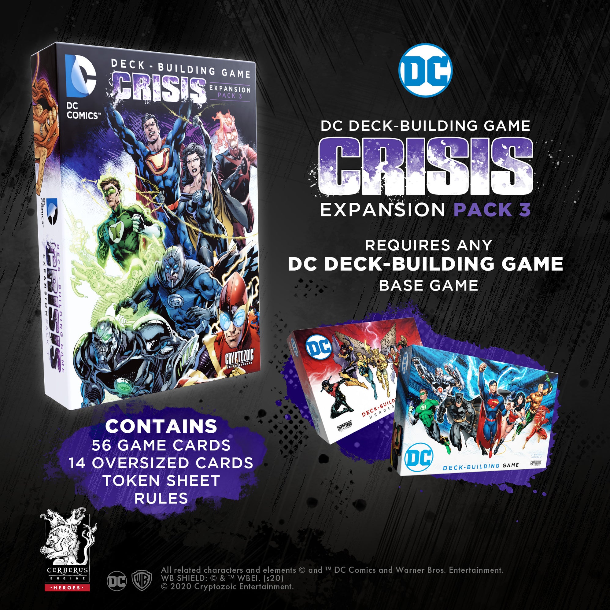 DC DeckBuilding Game Crisis Expansion Pack 3 Cryptozoic