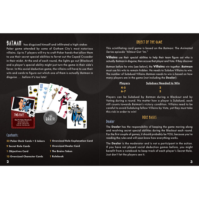 Batman: The Animated Series Almost Got 'Im Card Game