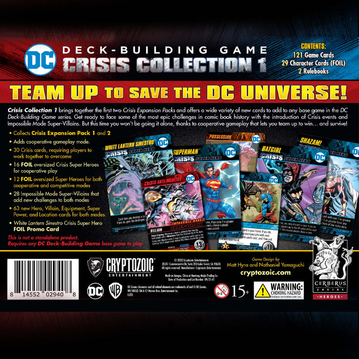 DC Comics Deck-Building Game - Crisis Collection 1 DC Comics Deck-Building Game - Crisis Collection 1