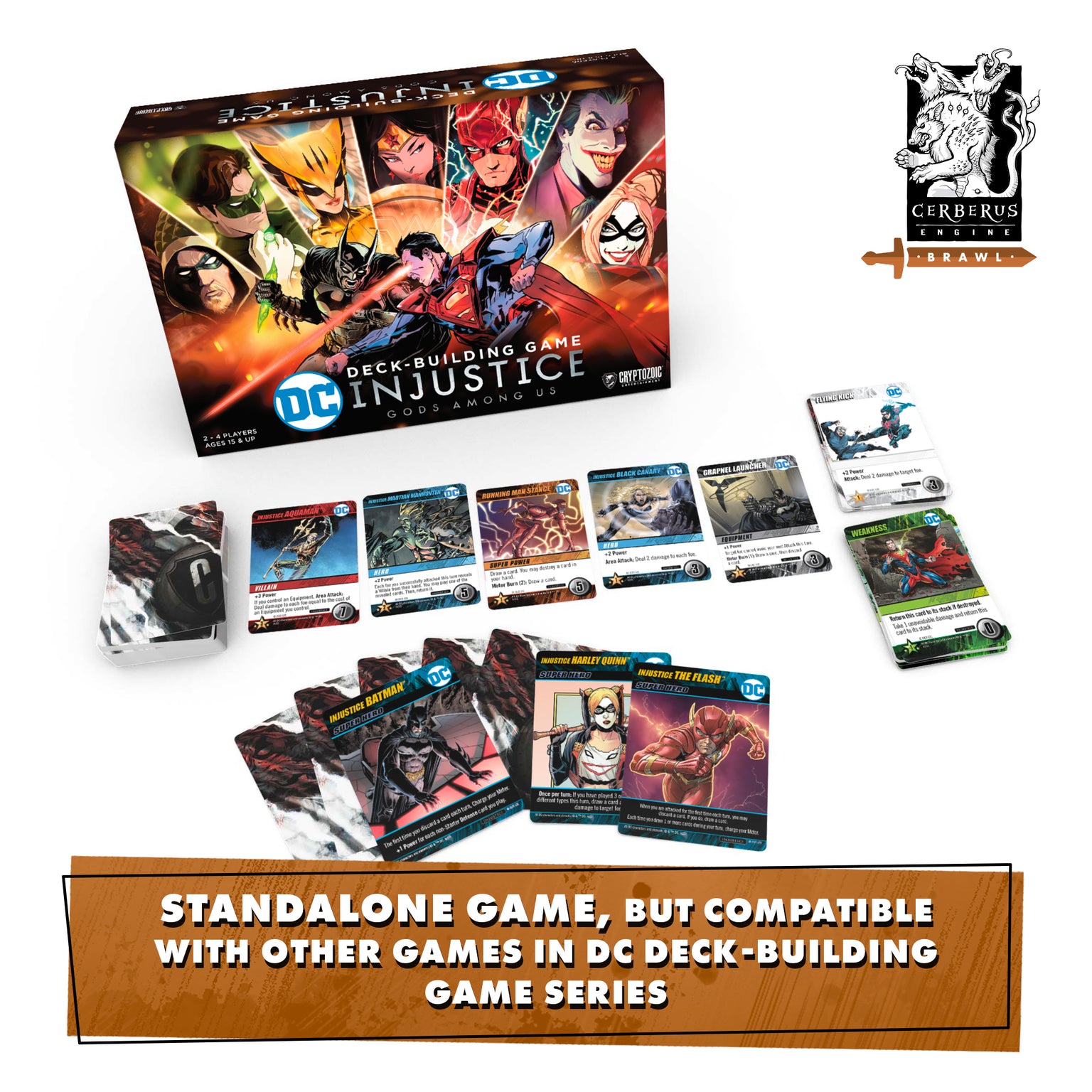 DC DECK-BUILDING GAME — Cryptozoic Entertainment