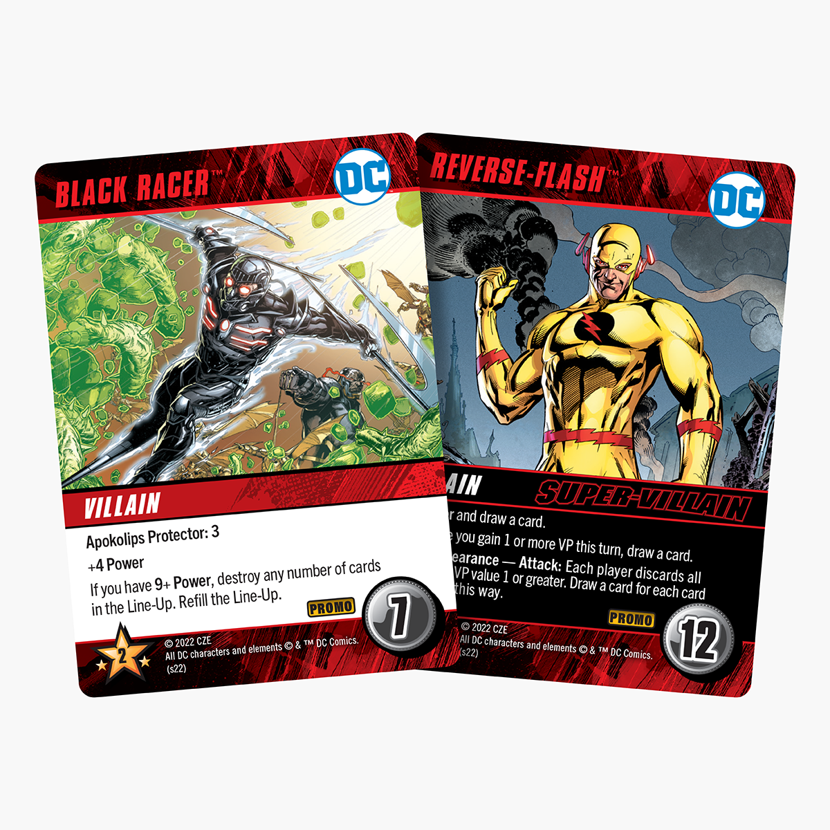 DC Deck-Building Game: Black Racer and Reverse-Flash Promo Cards ...