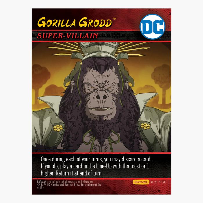 DC Deck-Building Game: Gorilla Grodd Promo Card