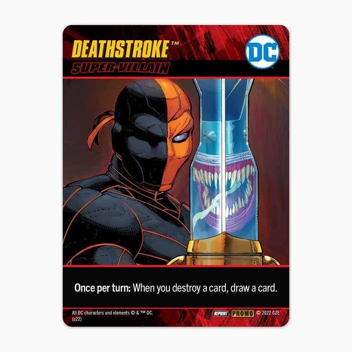 DC Deck-Building Game: Deathstroke Promo Card