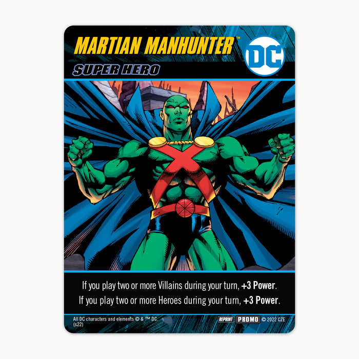 DC Deck-Building Game: Martian Manhunter Promo Card