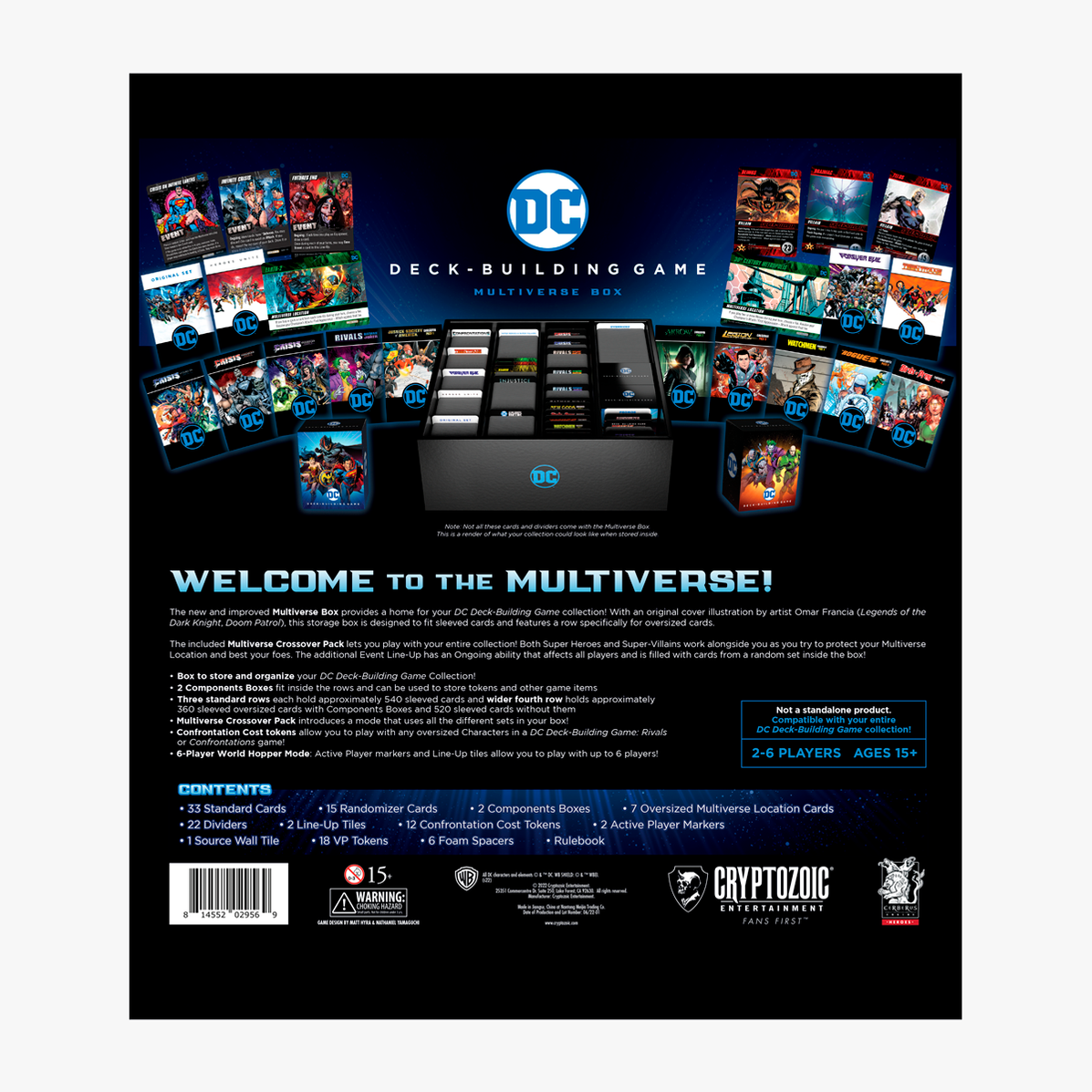 DC DeckBuilding Game Multiverse Box Super Heroes Edition