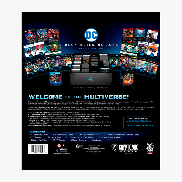 DC Deck-Building Game: Multiverse Box – Super-Villains Edition (KICKSTARTER EXCLUSIVE)