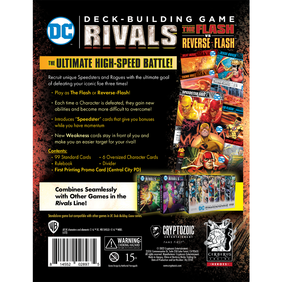 DC Deck-Building Game: Rivals – The Flash vs. Reverse-Flash ...