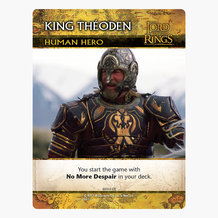 LOTR DBG Promo Card - King Theoden Promo Pack