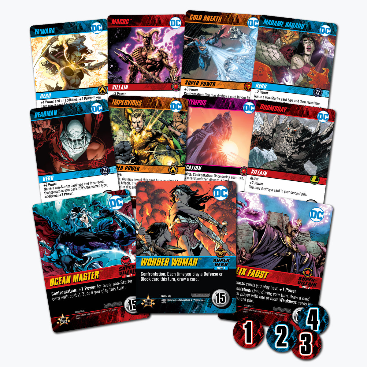 DC DeckBuilding Game Confrontations Cryptozoic Entertainment Store