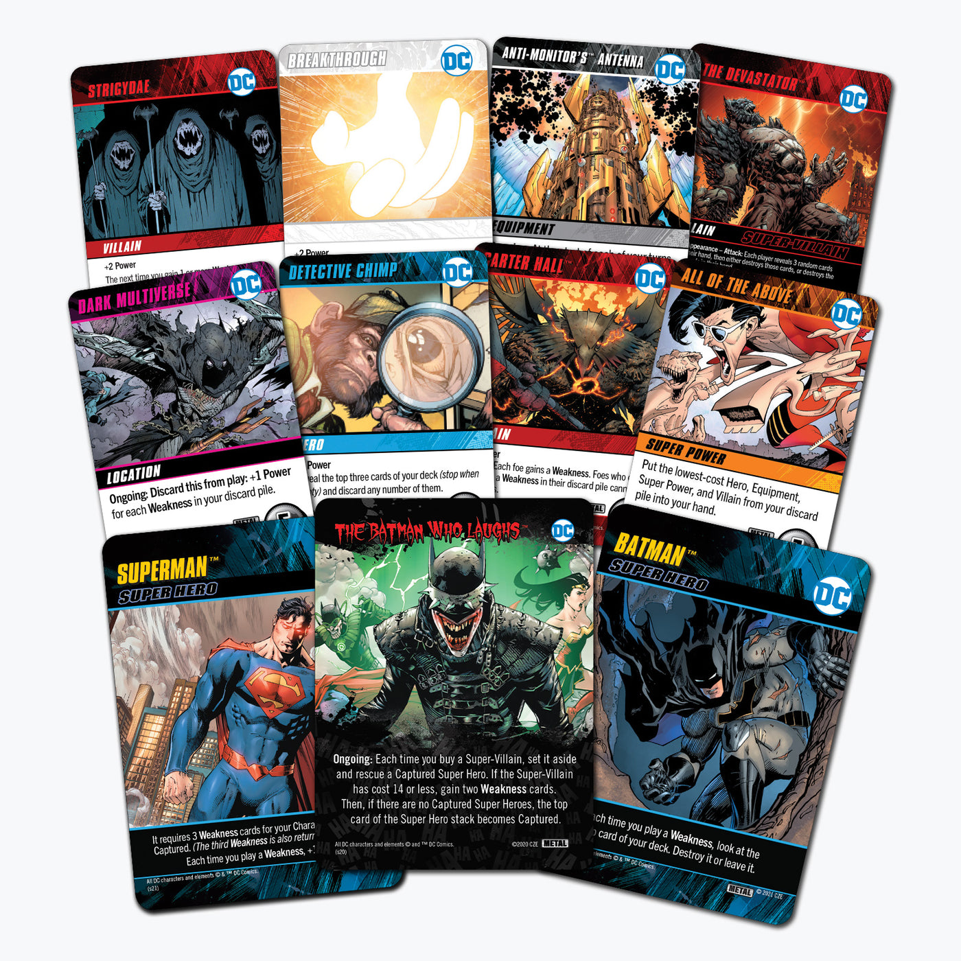 Nouvelle boite Multivers pour le DC Deck-Building Game