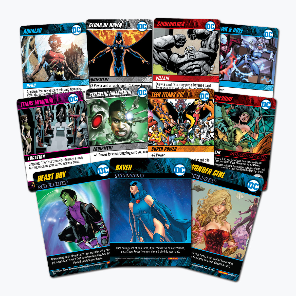  Cyrptozoic Entertainment DC Deck-Building Game: Teen Titans :  Toys & Games