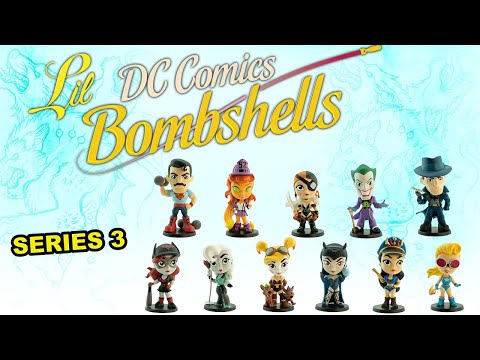 Descrição: A terceira vez tem ainda mais charme! As DC Bombshells da  Cryptozoic estão de volta para a Série 3 com uma dose tripla de elegantes  figura - Carrefour