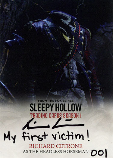 Sleepy Hollow Trading Cards Season 1